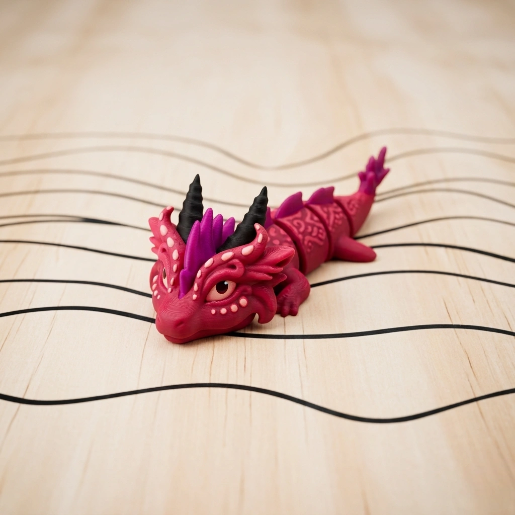 Mini Dragon – Cute Articulated Model